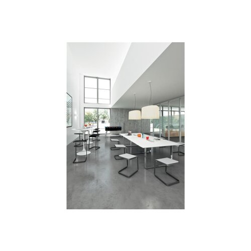 Design Barhocker Gestell: Anthrazit, Bezug: Stoff Schwarz