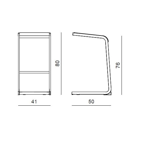Design Barhocker Gestell: Anthrazit, Bezug: Kunstleder Blau