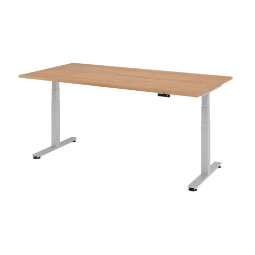 Elektrisch höhenverstellbarer Schreibtisch mit Memoryschalter 200x100 cm